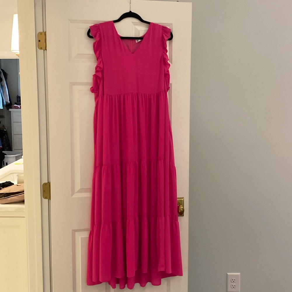 Jade by Melody Tam dress size large pink